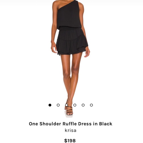 Krisa one shoulder ruffle dress - Picture 5 of 5